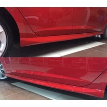 Seat Leon Mk3/mk3.5 Ateş Kırmızı LS3H Boyalı Fiber Marşpiyel Yan Etek