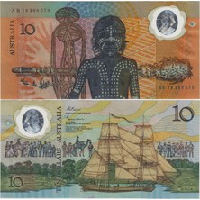 Banknoting Avustralya 10 Dolar 1988 Polymer. Çok Temiz+