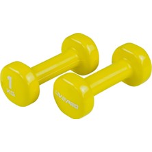 PremiumPort 2x1 kg Renkli Stüdyo Dambıl Seti, Ev ve Spor Salonları Için Ideal