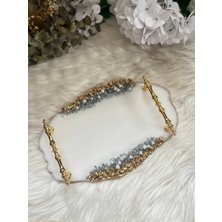 Epoksi Tepsi Aynataş+Incili Damat Tepsisi Küçük Boy