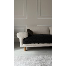Hisar Home Bohem Dalgalı Ponponlu Koltuk Kanepe Çekyat Örtüsü 90X200