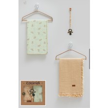 Caramell Müslin Battaniye 3 Lü Set