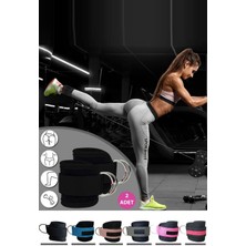 PremiumPort Sağlam Ayak Bilek Kayışı D-Ring, Fitness ve Ağırlık Çekiş Aleti
