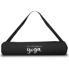 PremiumPort Yumuşak ve Dayanıklı Yoga Mat Çantası, Kolay Taşınabilir Siyah Renk