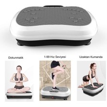 PremiumPort Titreşimli Egzersiz Aleti, 120 kg Kapasiteli, Yağ Yakım ve Kondisyon Destekli