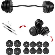 PremiumPort 28 kg Z Bar Dambıl ve Halter Seti ile Güçlü Spor Deneyimi