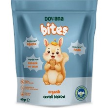 Dovana Bites Organik Cevizli Bisküvi 60 gr