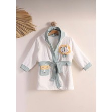 Butik Erkek Çocuk - Bebek Bornoz Pamuklu 0-3 Yaş