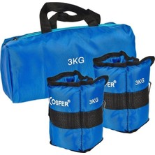 PremiumPort Sağlam ve Kullanışlı 3 kg Ayak Ağırlığı, Çiftli Set, Konfor ve Denge Sağlar