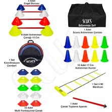 PremiumPort Profesyonel 36 Parça Antrenman Seti Taşıma ve Saklama Çantalı