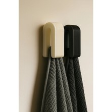 Daisy Modern Yapışkanlı Havlu Askısı Çizgi Desenli 2 Adet