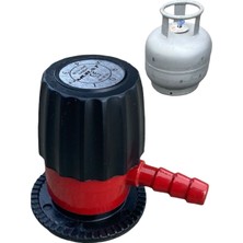 PremiumPort Ayarlı Tüp Dedantörü, 6 Kademeli Yüksek Basınçlı, 12KG Şişman Tüpe Uyumlu