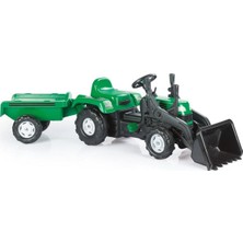 Feyza Design Çocuklar Için Yeşil Römorklu Pedallı Traktör, Eğlence ve Öğrenme Için Ideal