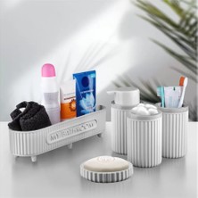 Kuzgun Ticaret 5 Li Banyo Seti My Bathroom Serisi ROYALEKS-EMN3386