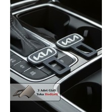 Masem Group Tüm Araçlara Uygun Kıa Logolu Emniyet Kemeri Tokası- 5 Adet