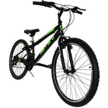 PremiumPort Yeşil 24 Jant 21 Vites Bisiklet Yeni Model, Şehir ve Doğa Için Uygun