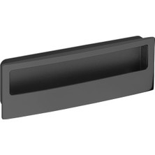 Nobel Gömme Kulp Mat Siyah 96MM