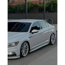 Vw Passat B8 B8,5 2015+ Uyumlu LC9A Beyaz Boyalı Marşpiyel Bodykit