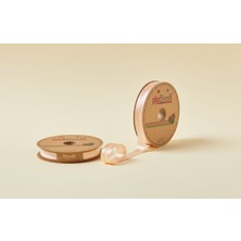 Zaya Home Biye Saten Katlı 013 Somon 2 cm 25 Metre %100 Polyester