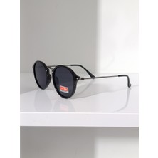 Ayel Aksesuar Yuvarlak Kadın Güneş Gözlüğü Metal Sap