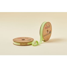 Zaya Home Biye Koton Katlı D31 Fıstık Yeşili 2 cm 25 Metre %65 Koton %35 Polyester