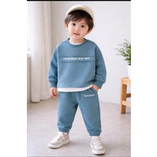 Liliboom Kids Yazı Baskılı, Tişört Detaylı Bebek Alt Üst Takım