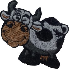 Zaya Home Aplike Ütü Ile Yapışan Inek Arma 4x4 cm