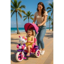 Feyza Design Kety Figürlü 3 Tekerlekli Pusetli Çocuk Bisikleti – Pembe/mor