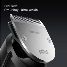 Braun Series 7 Problade Teknolojili 40 Hassas Uzunluk Ayarlı Autosense Motorlu Profesyonel Sakal Düzeltici ve Şekillendirici Tıraş Makinesi BT7540