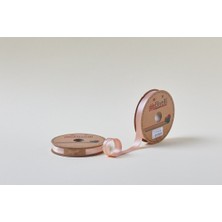 Zaya Home Biye Saten Katlı 065 Somon 2 cm 25 Metre %100 Polyester