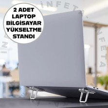 İnfeta Laptop Standı 2 Kademeli Yükseltme Ayarlı 2 Adet Klavye Dizüstü Bilgisayar Laptop Standı
