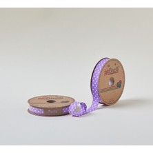 Zaya Home Biye Büyük Puanlı Katlı A18 Mor 2 cm 25 Metre %65 Koton %35 Polyester