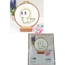 Zaya Home Nakış Kitleri Kasnaklı 8.6 x 6 cm Dino