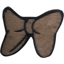 Zaya Home Aplike Ütü Ile Yapışan Küçük Kelebek Kahverengi Arma 3x2 cm