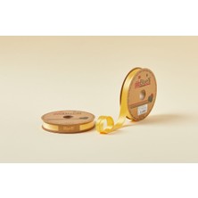 Zaya Home Biye Saten Katlı 048 Koyu Sarı 2 cm 25 Metre %100 Polyester