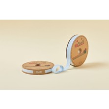 Zaya Home Biye Koton Katlı D53 Mavi 2 cm 25 Metre %65 Koton %35 Polyester