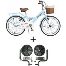 Feyza Design 20" Çocuk Bisikleti, Retro Tasarım, Yan Destekli, Eğlence Dolu Sürüş