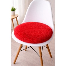 Beta Tasarım 2 Adet Yuvarlak Peluş Sandalye Minderi 40 cm