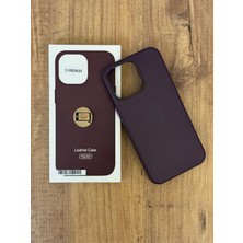 Ceptex Iphone 15 Pro Max Uyumlu Animasyonlu Magsafe Özellikli Deri Kılıf Içi Kadife