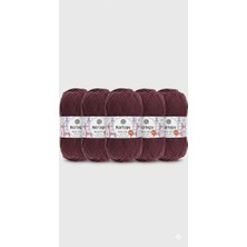 5 Adet Sp-Kartopu,baby One K1707 Mürdüm 100 gr 250 Mt-5