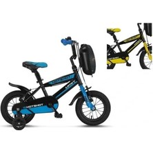 Feyza Design 12 Jant Erkek Çocuk Bisikleti, Siyah ve Sarı Renk Seçenekleri