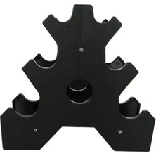 PremiumPort Pratik ve Dayanıklı Plastik Dambıl Standı, Spor Ekipmanlarını Düzenler