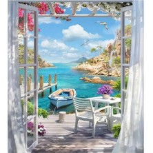 İğne İzi Hı Stone 5d Elmas Boncuk Taş Işleme Mozaik Goblen Kit 50X40CM GC87425