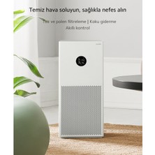 Xiaomi 43M² Yatak ve Çalışma Odası Uyumlu Sessiz Hava Temizleyici Wi-Fi ve Sesli Komut Destekli, Alerjenlere Karşı Etkili