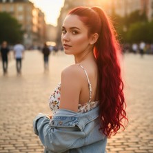 Handmade At Kuyrugu Takçık Yeni Nesil  Saçlar Isıya  Dayanıklı