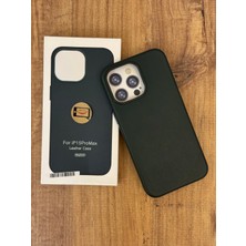 Ceptex Iphone 15 Pro Max Uyumlu Animasyonlu Magsafe Özellikli Deri Kılıf Içi Kadife