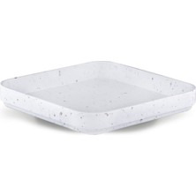 Tria Gravity Serisi Kare Yemek Tabağı 6 Adet 19x19 cm-Mozaik-TR2322Z