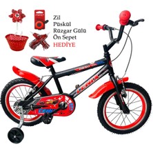 Feyza Design Çocuklar Için 20 Jant Siyah-Kırmızı Bisiklet 6-8 Yaş Uyumlu