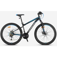 Feyza Design Çocuk Bisikleti 24 Jant, 21 Vites, Mekanik Disk, Çelik, Siyah Turkuaz