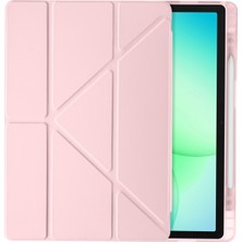 TekNetStore Samsung Galaxy Tab A11 Plus Kılıf Uyumlu Standlı Kalem Bölmeli Akıllı Trifolding Kapak SM-X230